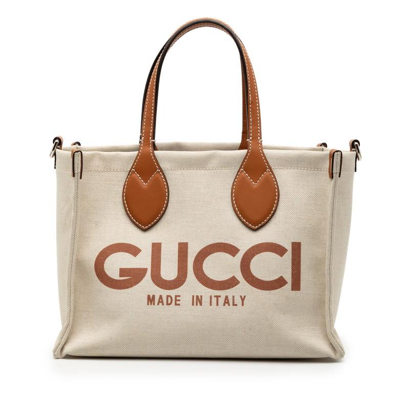 GUCCI（グッチ） ロゴプリント ハンドバッグ トートバッグ 772144 