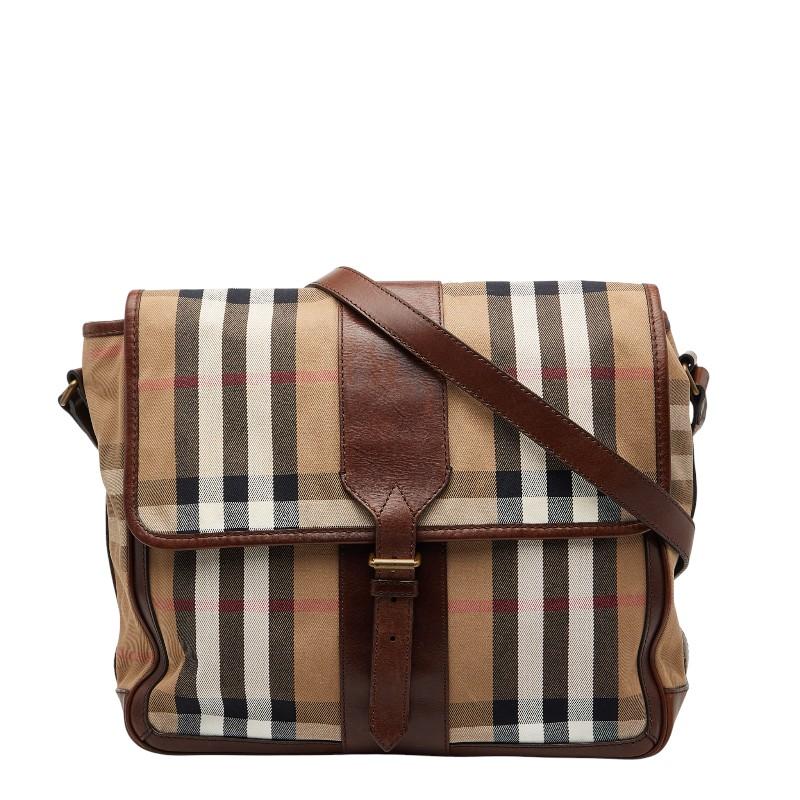 美品 BURBERRY メッセンジャーバッグ ショルダーバッグ ノバチェック BURBERRY（バーバリー） ノバチェック メッセンジャーバッグ