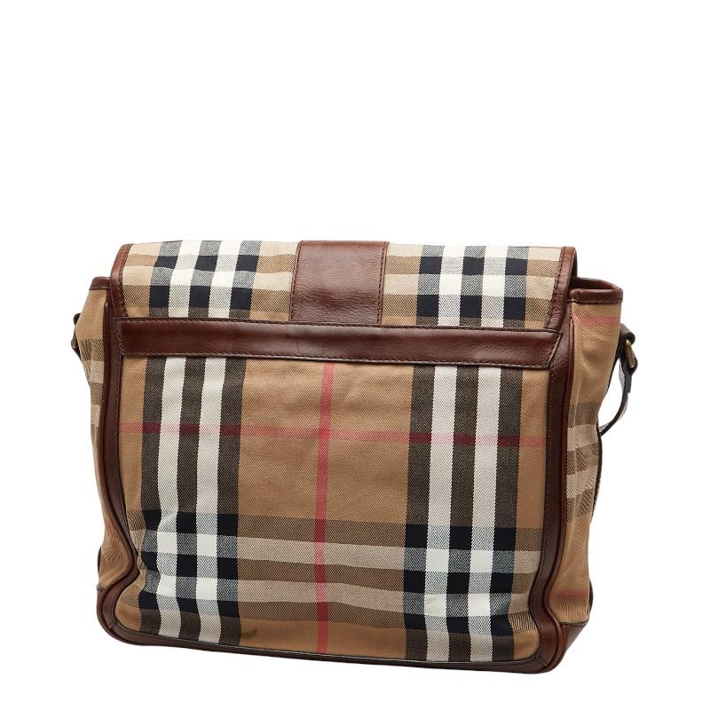 【美品】バーバリー　ショルダーバッグ　メッセンジャー　ノバチェック　メンズ BURBERRY（バーバリー） ノバチェック メッセンジャーバッグ