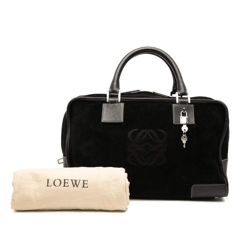 LOEWE（ロエベ） アナグラム アマソナ36 ハンドバッグ ブラック