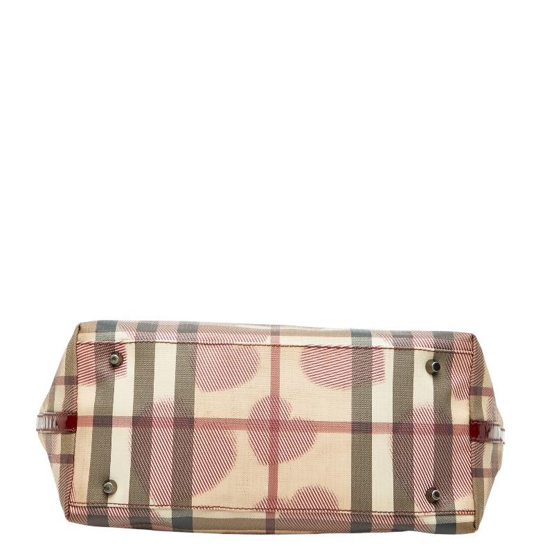 BURBERRY（バーバリー） ノバチェック ハート トートバッグ ベージュ 
