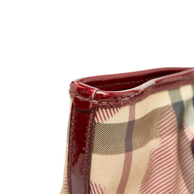 BURBERRY（バーバリー） ノバチェック ハート トートバッグ ベージュ 