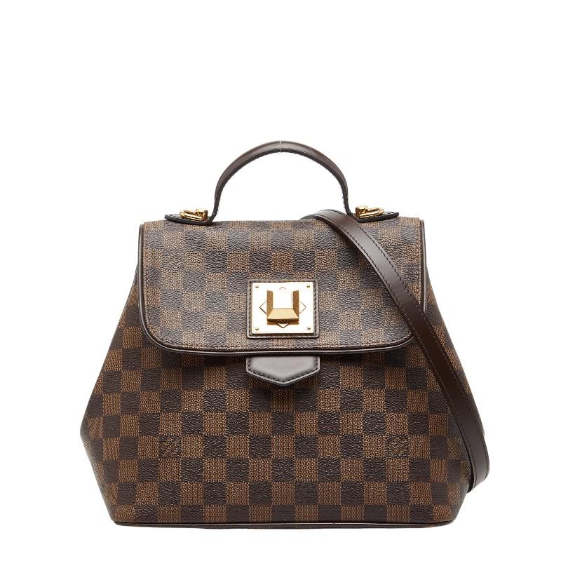 ルイ ヴィトン ダミエ ベルガモPM ハンドバッグ ショルダーバッグ 2WAY N41167 ブラウン PVC レザー レディース LOUIS VUITTON 【中古】 LOUIS VUITTON（ルイ・ヴィトン） ルイ ヴィトン ダミエ ベルガモPM