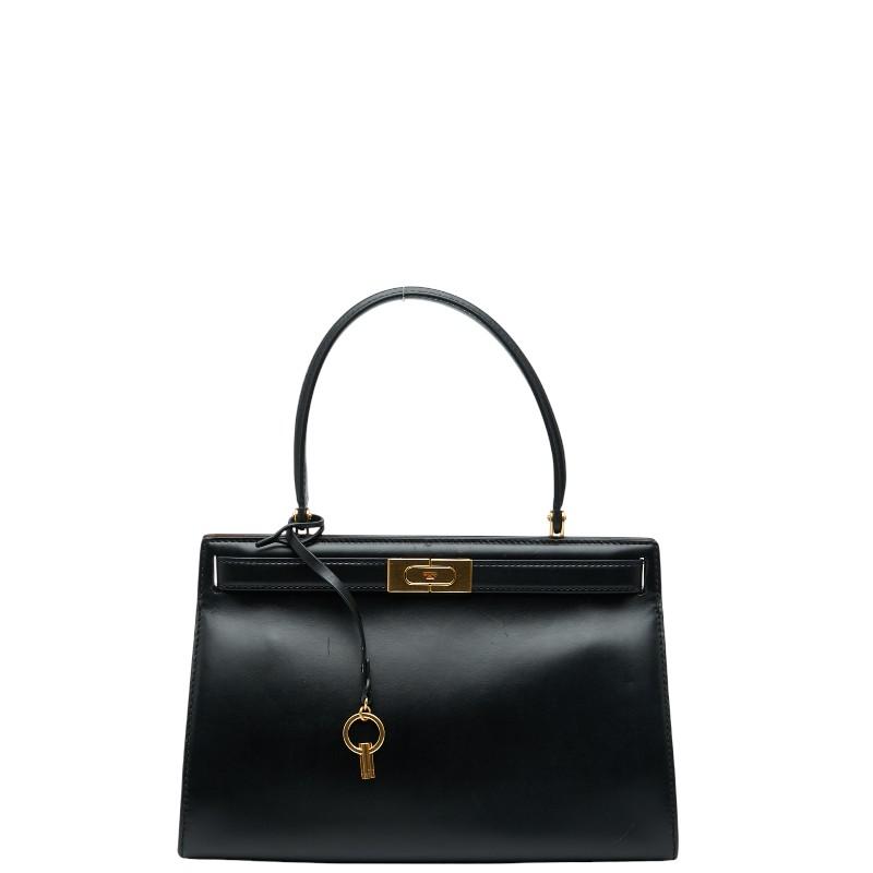 トリーバーチ　黒のレザーハンドバッグ TORY BURCH（トリーバーチ） ハンドバッグ ブラック レザー レディース