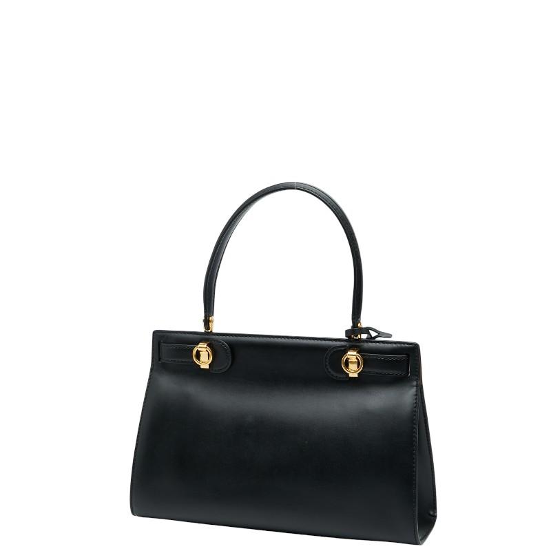 トリーバーチ　黒のレザーハンドバッグ TORY BURCH（トリーバーチ） ハンドバッグ ブラック レザー レディース