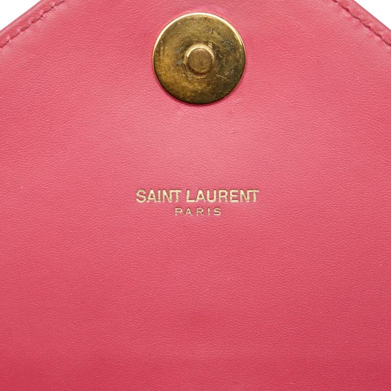 【美品】Yves Saint Laurent ショルダーバッグ ステッチロゴ ASUS（エイスース） サンローラン Vステッチ YSLロゴ 斜め掛け