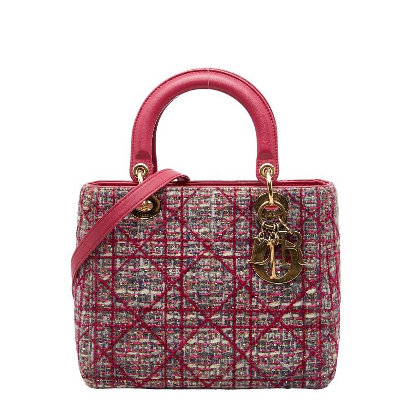 ディオール レディディオール ミディアム ハンドバッグ ショルダー