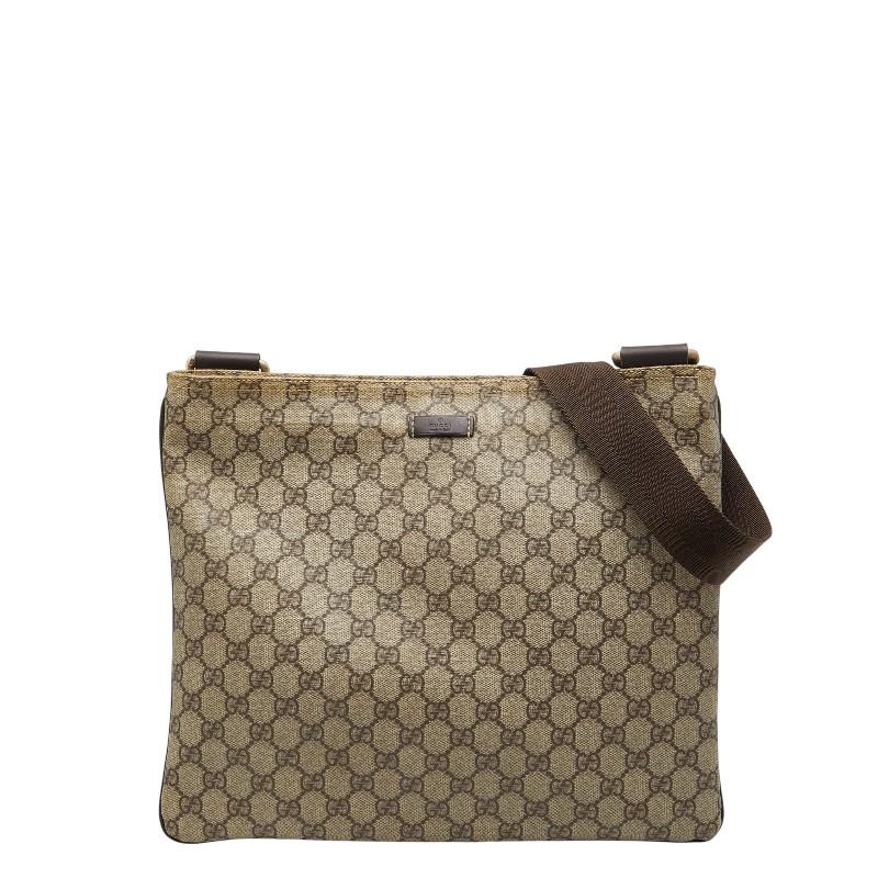 GUCCI グッチ GGスプリーム レザー ショルダーバッグ PVC 斜め掛け GUCCI（グッチ） GGスプリーム 斜め掛け ショルダーバッグ 201446