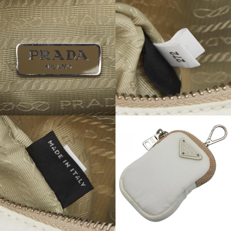めめ プラダ 2way ボストンバッグ 三角ロゴ ナイロン 白タグ PRADA