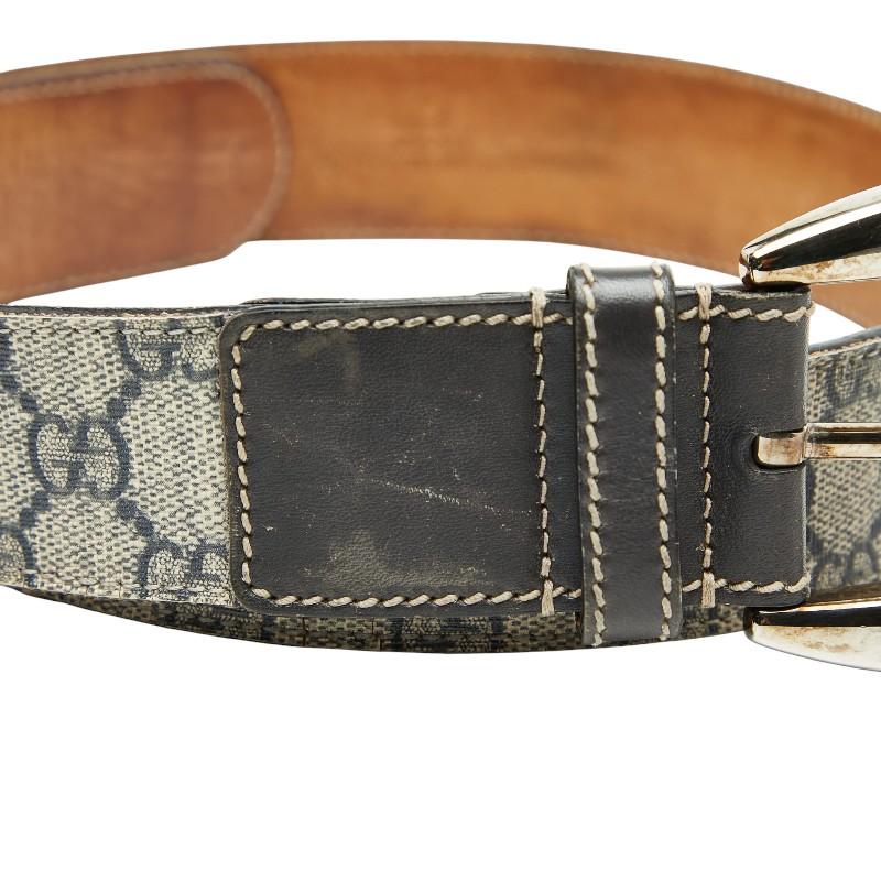 GUCCI（グッチ） GGスプリーム ベルト 80/32 246380 ベージュ ブラウン