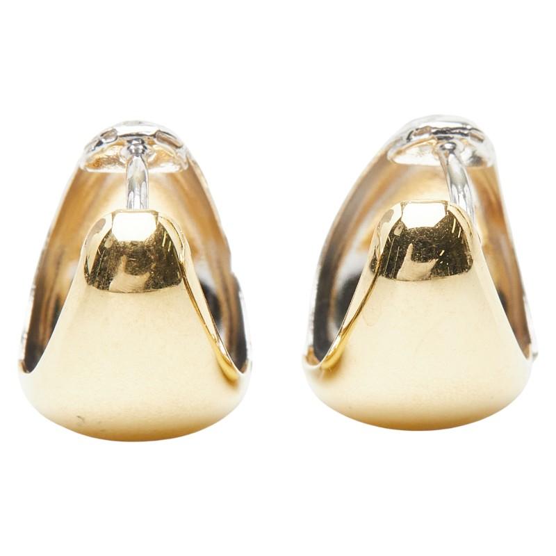 【値下げ】18金K18WGレディースピアス　ホワイトゴールド セール❣️ K18WG ホワイトゴールド K18YG イエローゴールド ピアス レディース