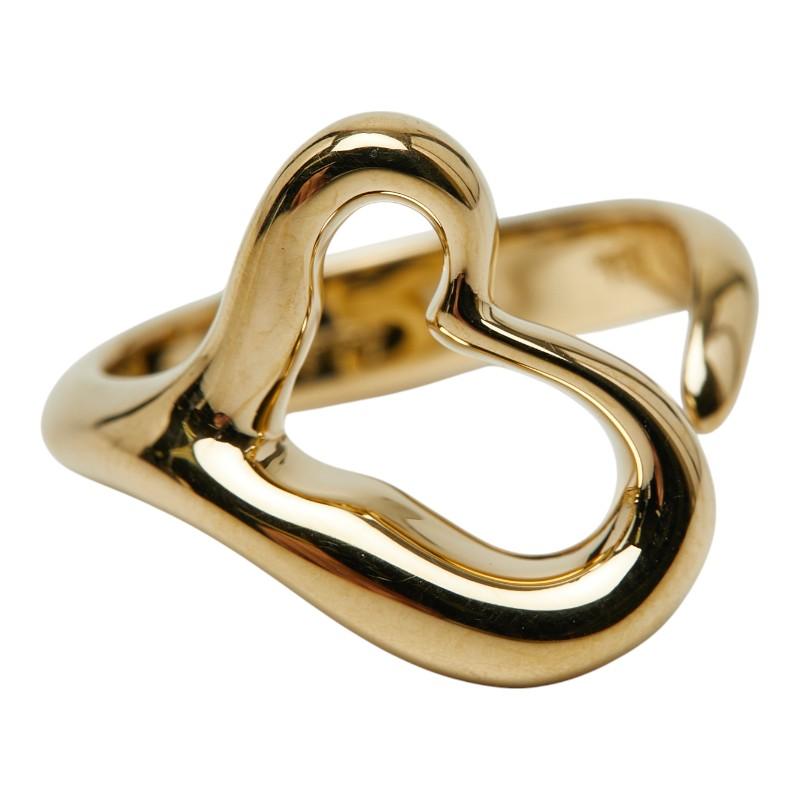 TIFFANY&Co.（ティファニー） オープンハート リング 指輪 K18