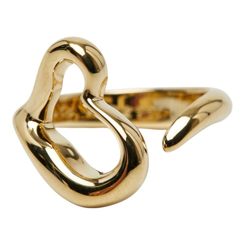 TIFFANY&Co.（ティファニー） オープンハート リング 指輪 K18