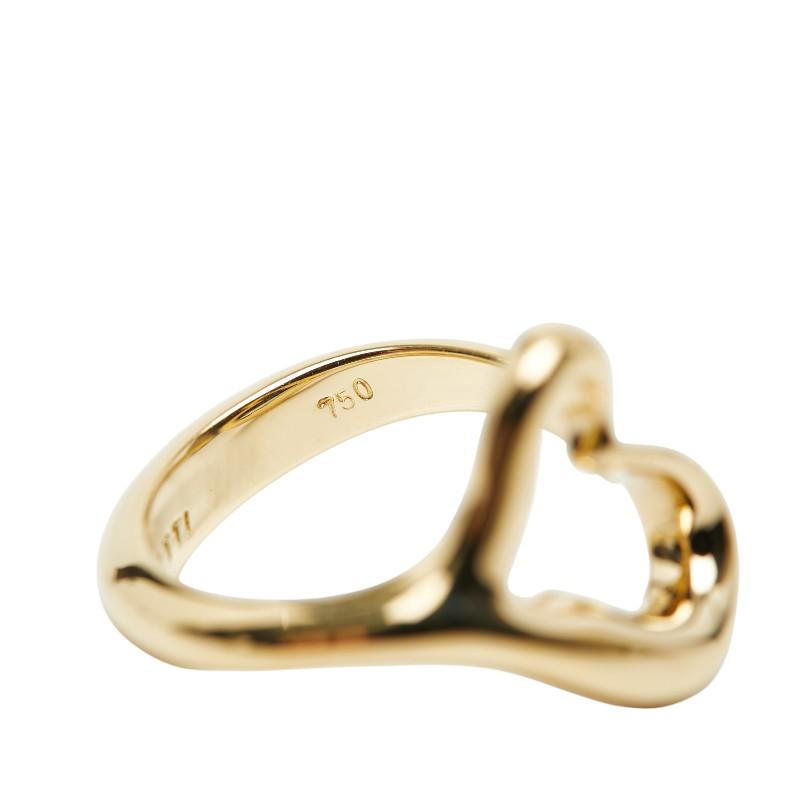 TIFFANY&Co.（ティファニー） オープンハート リング 指輪 K18