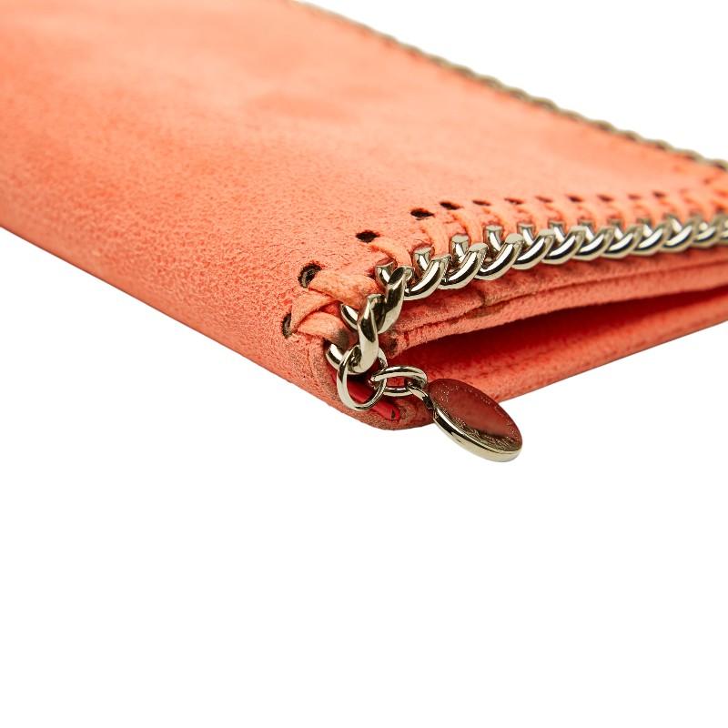 ステラマッカートニー ファラベラ 長財布 オレンジ ポリエステル