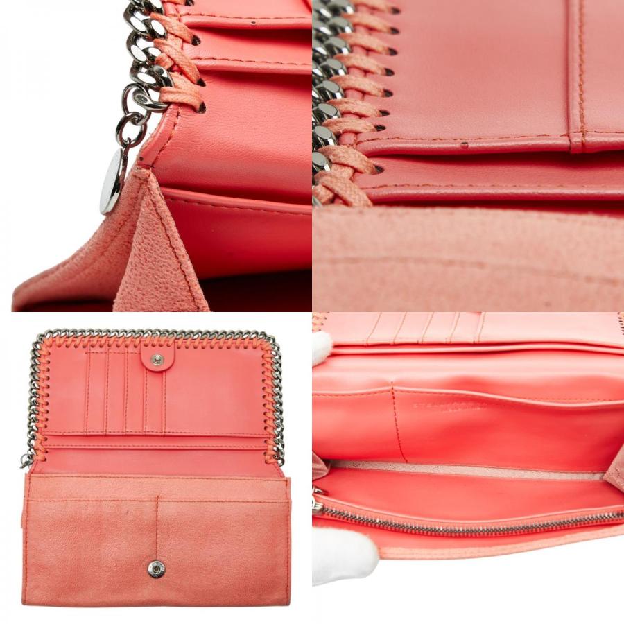 ステラマッカートニー ファラベラ 長財布 オレンジ ポリエステル