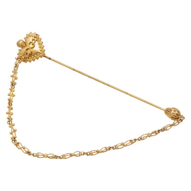 ドルチェアンドガッバーナ DGロゴ ハート モチーフ ブローチ ゴールド メッキ レディース DOLCE&GABBANA 【中古】 DOLCE&GABBANA（ドルチェ & ガッバーナ） ドルチェアンドガッバーナ
