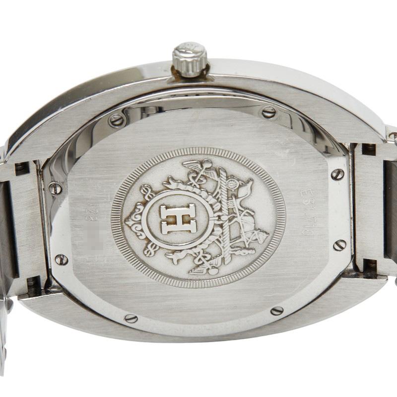 HERMES（エルメス） エスパス 腕時計 ES1.710 クオーツ ブラック文字盤