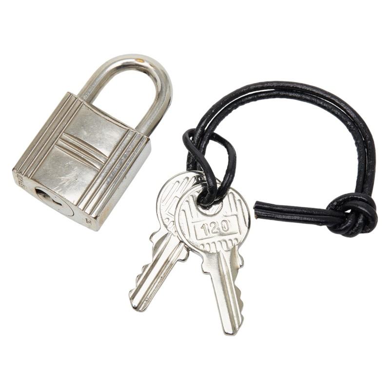 HERMES（エルメス） カデナ 南京錠 キー セット シルバー メタル