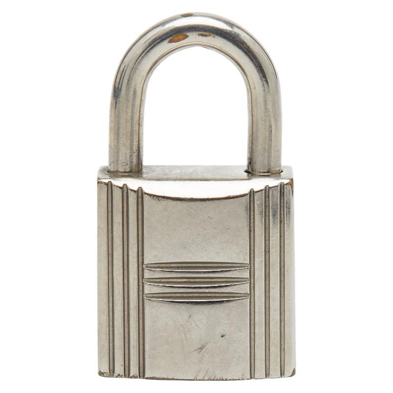 HERMES（エルメス） カデナ 南京錠 キー セット シルバー メタル