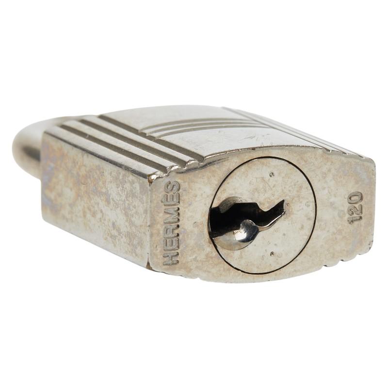 HERMES（エルメス） カデナ 南京錠 キー セット シルバー メタル