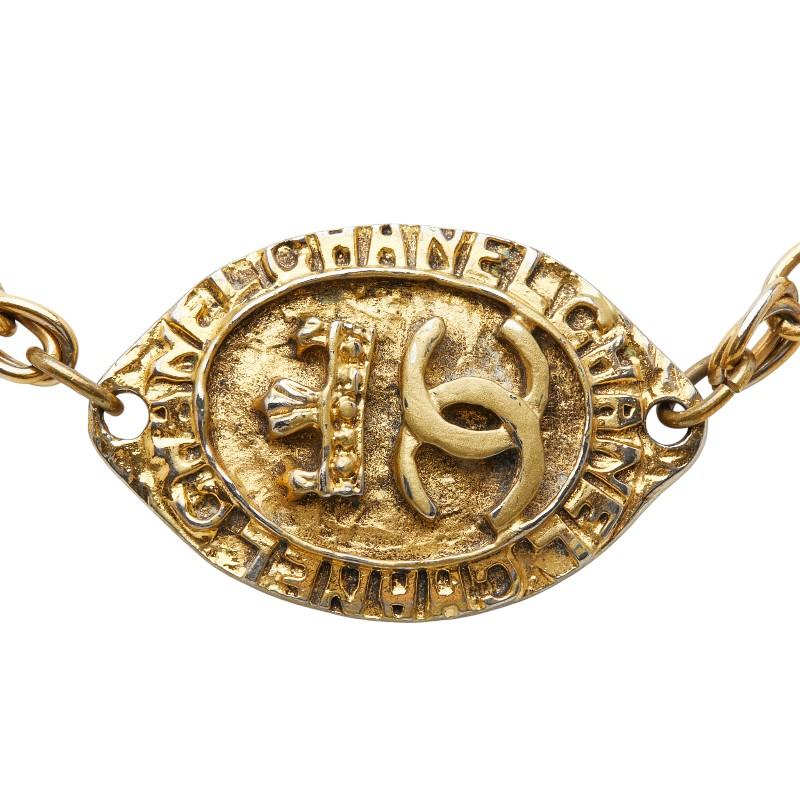 CHANEL（シャネル） ココマーク ロングネックレス ゴールド メッキ