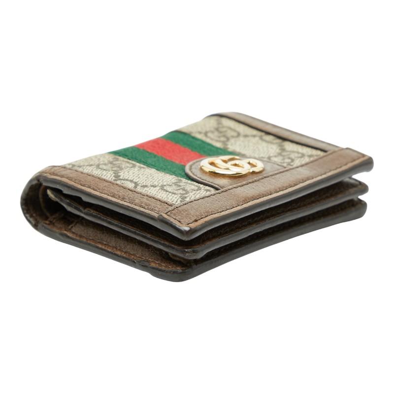 GUCCI（グッチ） GGスプリーム オフィディア 二つ折り財布 523155