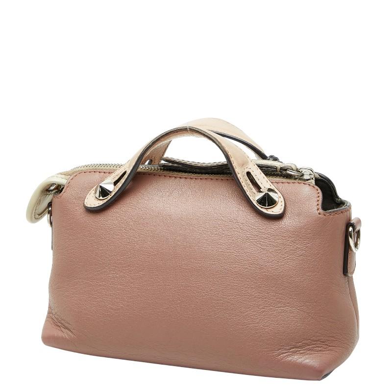 フェンディ FENDI ショルダーバッグ バイザウェイミニ 2WAY ハンドバッグ 8BL135 ベージュ FENDI（フェンディ） バイザウェイ ミニ スタッズ 斜め掛け ショルダー