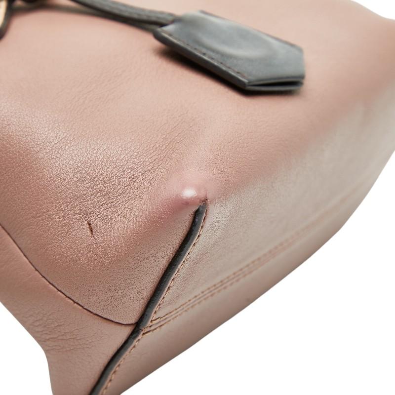 フェンディ バイザウェイ ミニ スタッズ 斜め掛け ショルダーバッグ ハンドバッグ 2WAY 8BL135-5QJ ピンク ベージュ FENDI 【中古】 FENDI（フェンディ） バイザウェイ ミニ スタッズ 斜め掛け ショルダー