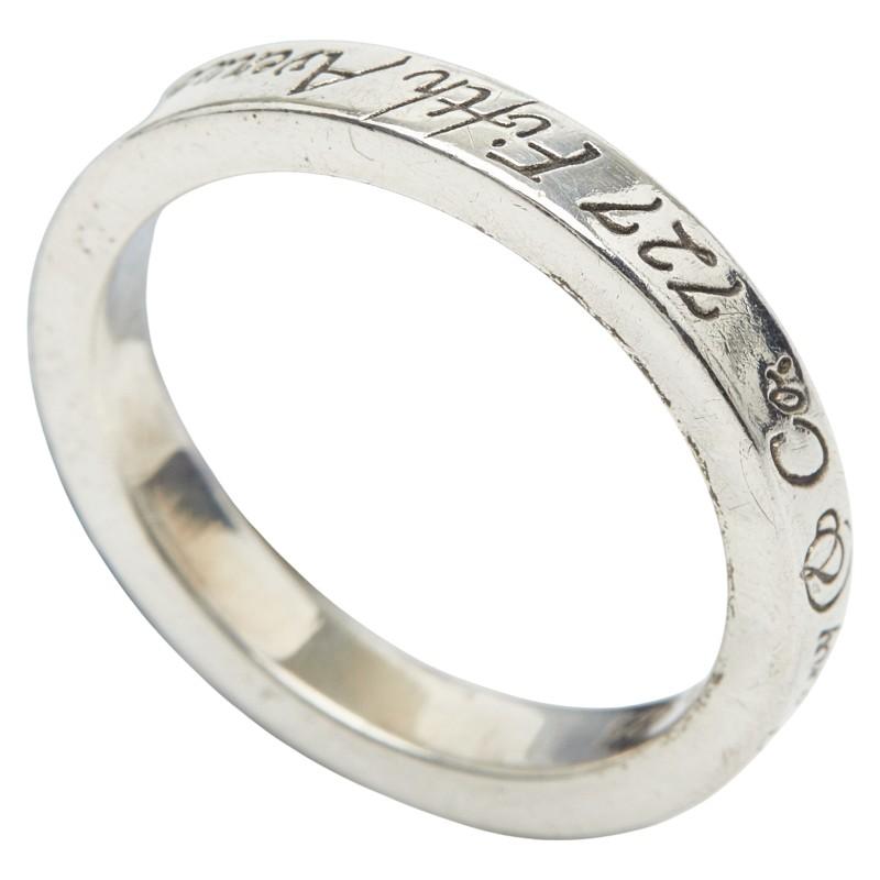 TIFFANY&Co.（ティファニー） ノーツ ナロー リング 指輪 SV925