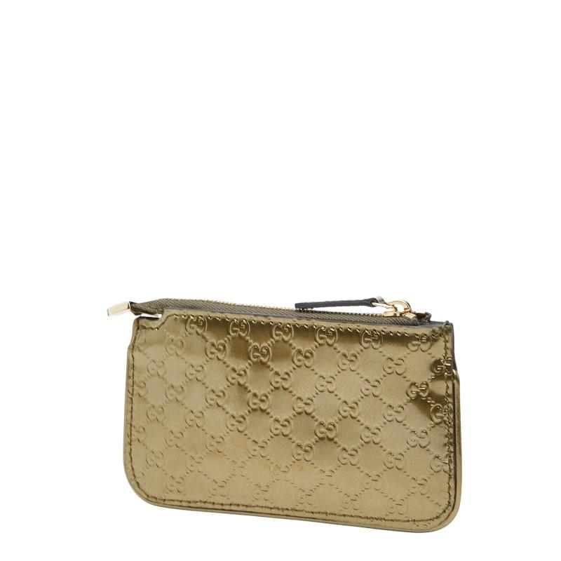 GUCCI（グッチ） マイクログッチシマ コインケース 233133 ゴールド
