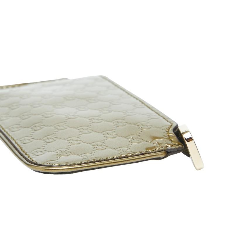 GUCCI（グッチ） マイクログッチシマ コインケース 233133 ゴールド