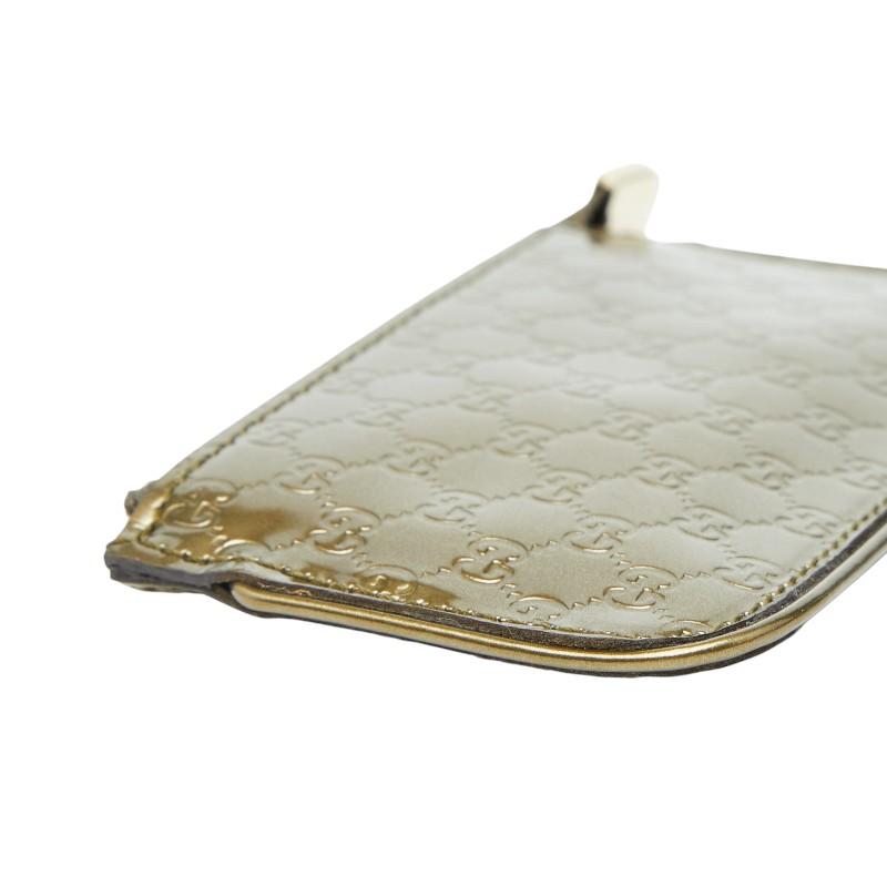 GUCCI（グッチ） マイクログッチシマ コインケース 233133 ゴールド
