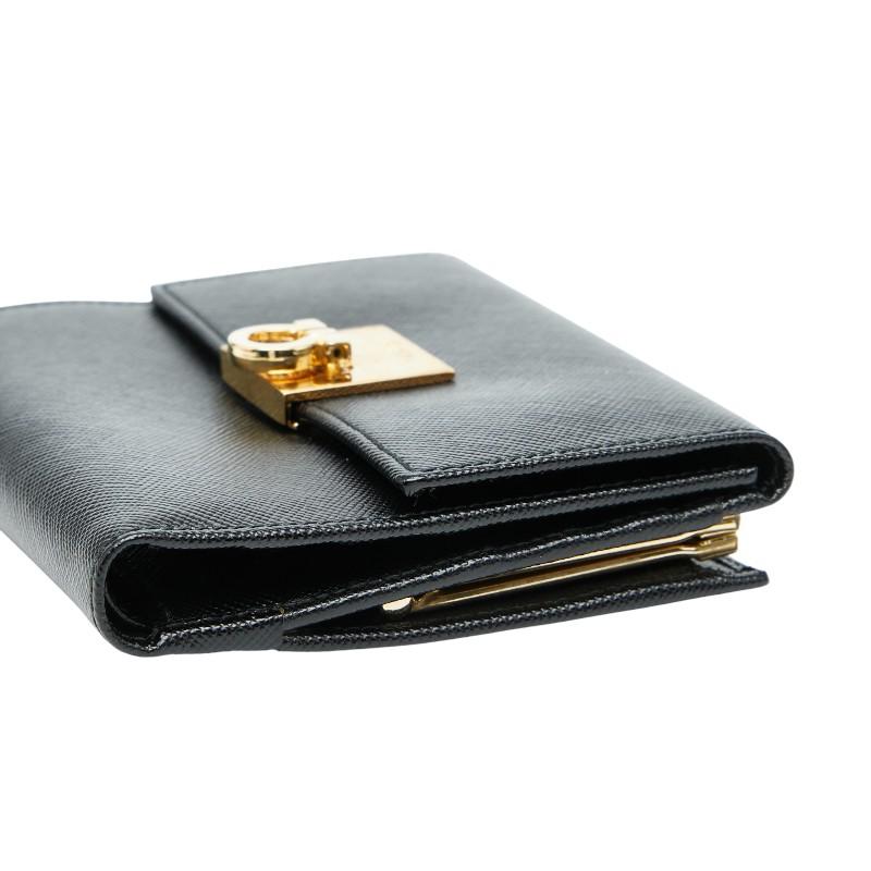 サルヴァトーレフェラガモ ガンチーニ がま口 二つ折り財布 AQ-228593