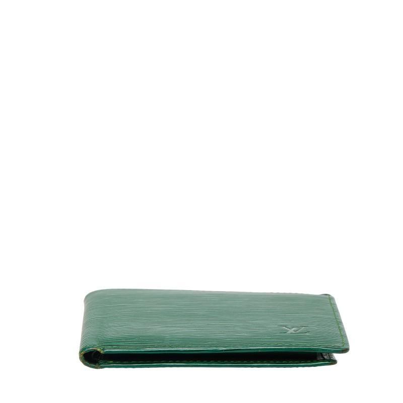 ルイヴィトン エピ ボルネオ グリーン ポルトモネ ボワット M63694 楽天市場】ルイ ヴィトン LOUIS VUITTON Wホック 三つ折り財布 エピ