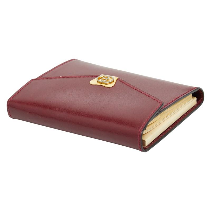 GUCCI（グッチ） 手帳カバー 031 379 4328 ワインレッド ボルドー