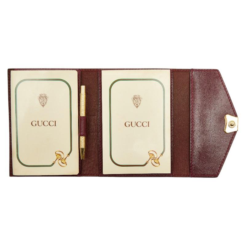 GUCCI（グッチ） 手帳カバー 031 379 4328 ワインレッド ボルドー