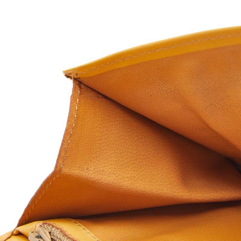 CELINE（セリーヌ） マカダム 長財布 ブラウン ベージュ PVC レザー