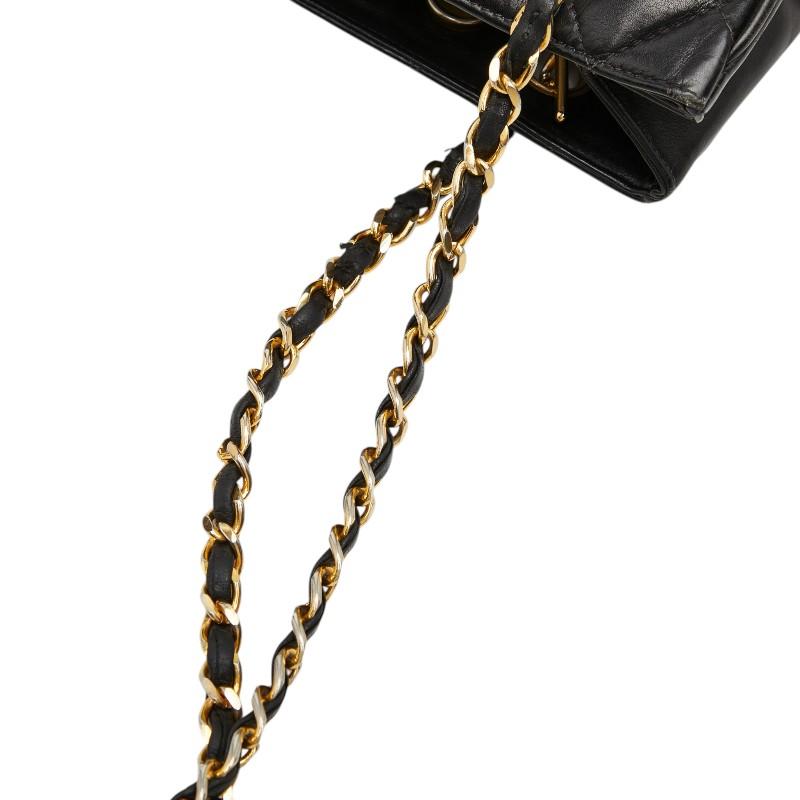 CHANEL（シャネル） マトラッセ チェーン ショルダーバッグ ブラック