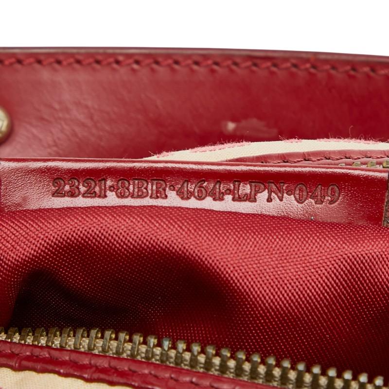 FENDI（フェンディ） ズッキーノ ハンドバッグ 8BR464 ベージュ レッド