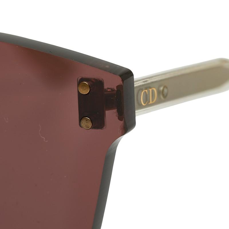 ディオール サングラス リムレス ミラーレンズ ゴールド パープル