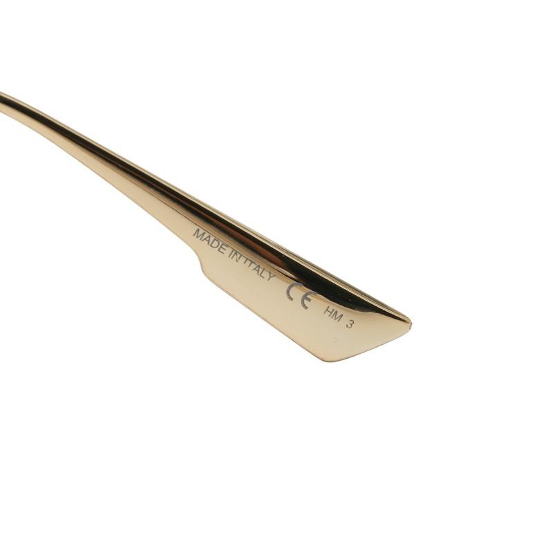 ディオール サングラス リムレス ミラーレンズ ゴールド パープル