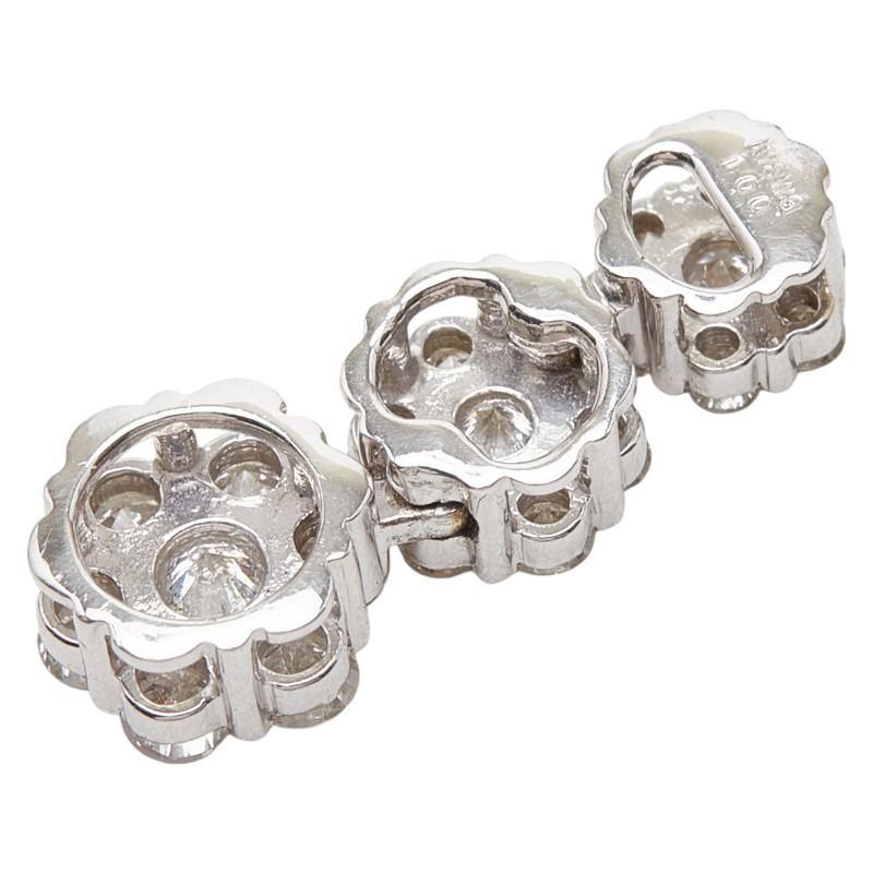 シルバー K18WG ホワイトゴールド ダイヤ1.00ct ペンダントトップ 