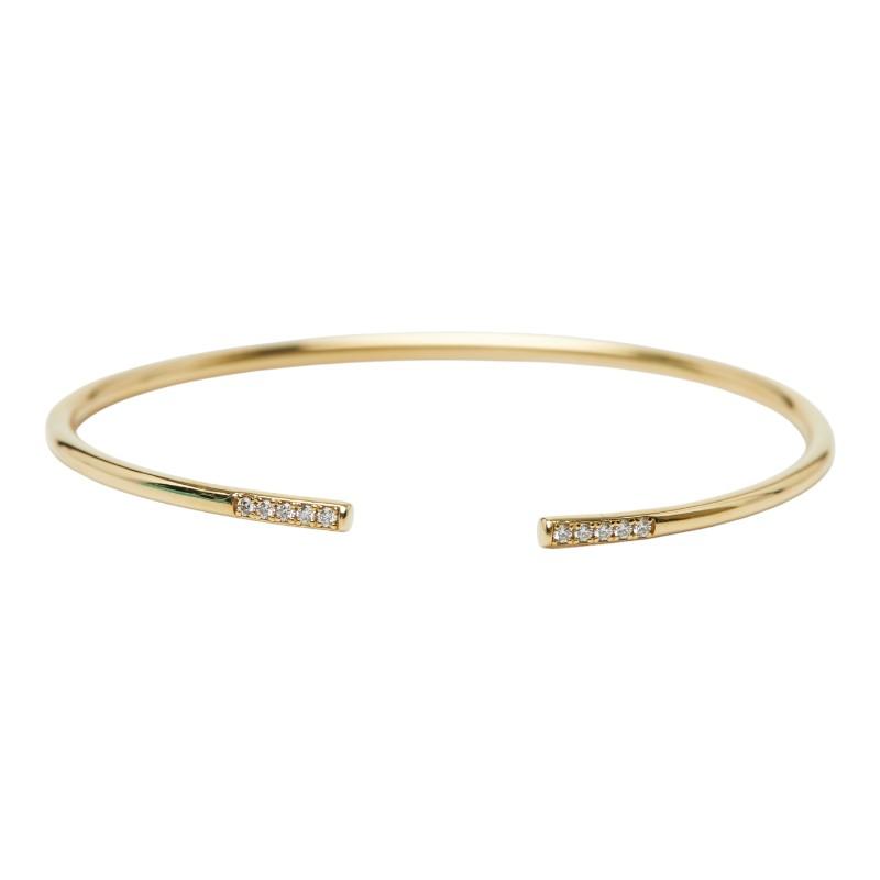 TIFFANY&Co.（ティファニー） メトロ ワイヤー バングル K18YG