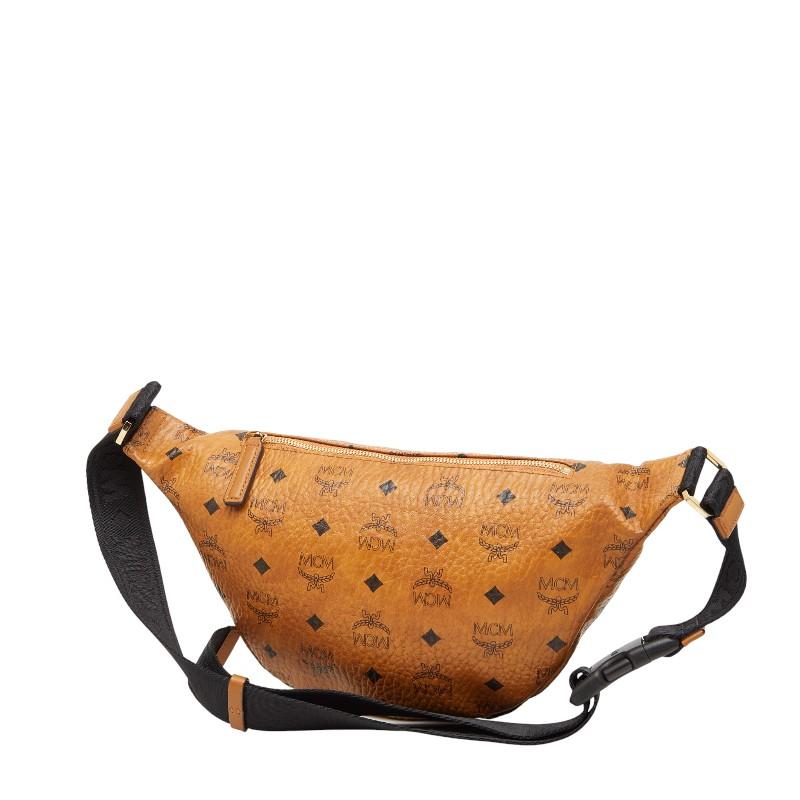 MCM エムシーエム　モノグラム レザー　ウエストポーチ　ボディバッグ MCM（エムシーエム） エム シー エム ヴィセトス モノグラム ボディ