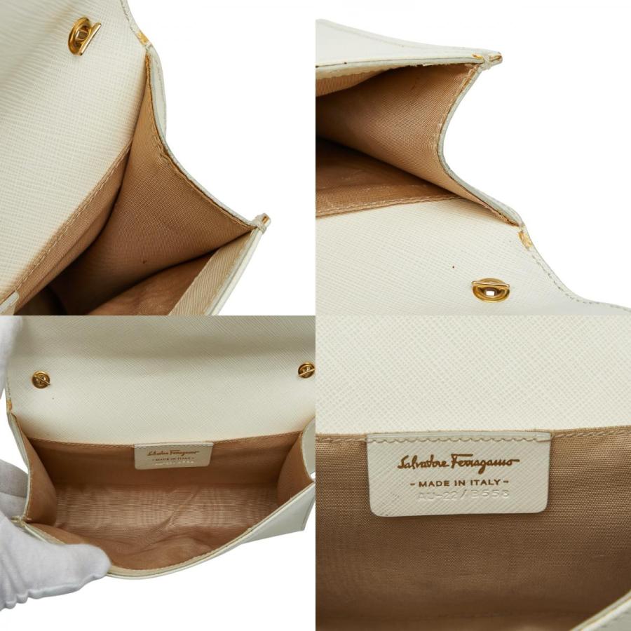 サルヴァトーレフェラガモ ヴァラ リボン チェーン ショルダーバッグ