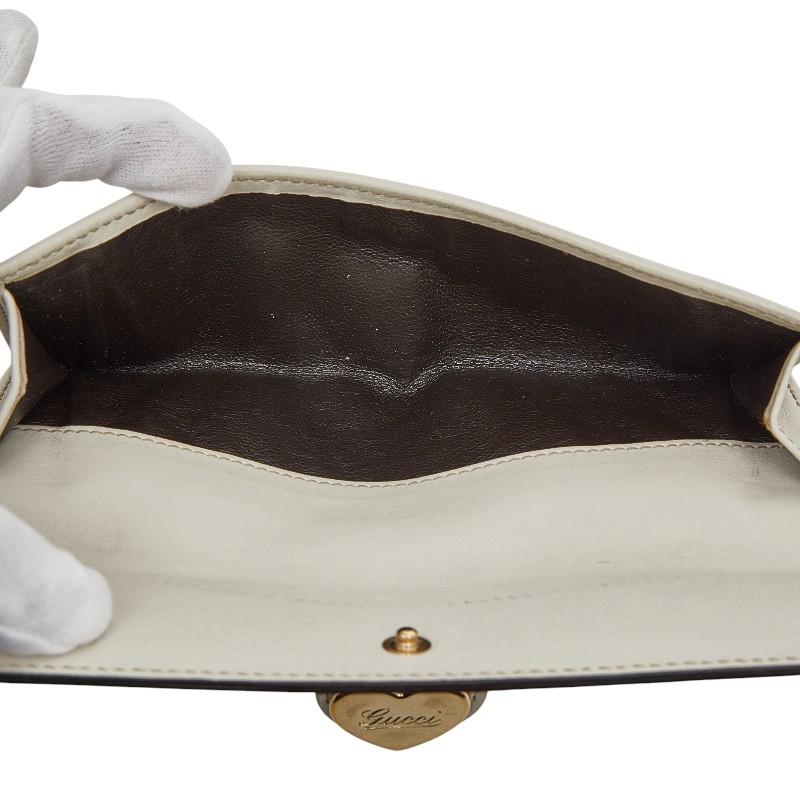 GUCCI（グッチ） GGキャンバス ハート 長財布 203550 ベージュ