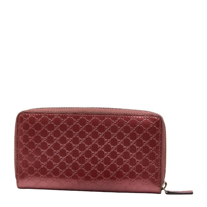 GUCCI（グッチ） マイクログッチシマ リボン ハート ラウンド