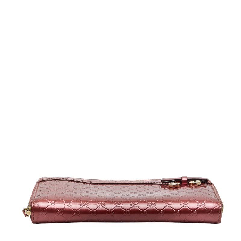 GUCCI（グッチ） マイクログッチシマ リボン ハート ラウンド