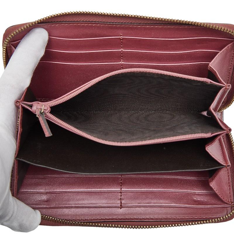 GUCCI（グッチ） マイクログッチシマ リボン ハート ラウンド